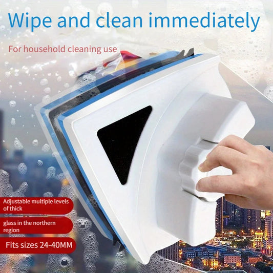 Multi-functional Magnetic Double-sided Window Glass Cleaner