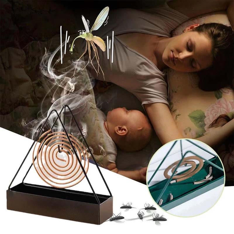 Metal Triangular Mosquito Coil Holder