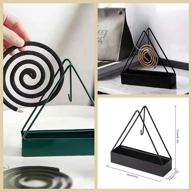 Metal Triangular Mosquito Coil Holder