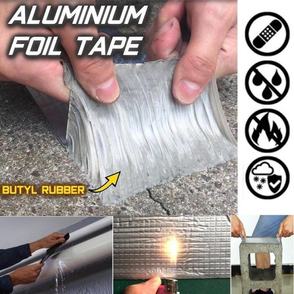 Aluminum Waterproof Silver Butyl Water Leakage Tape