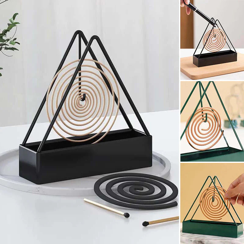 Metal Triangular Mosquito Coil Holder