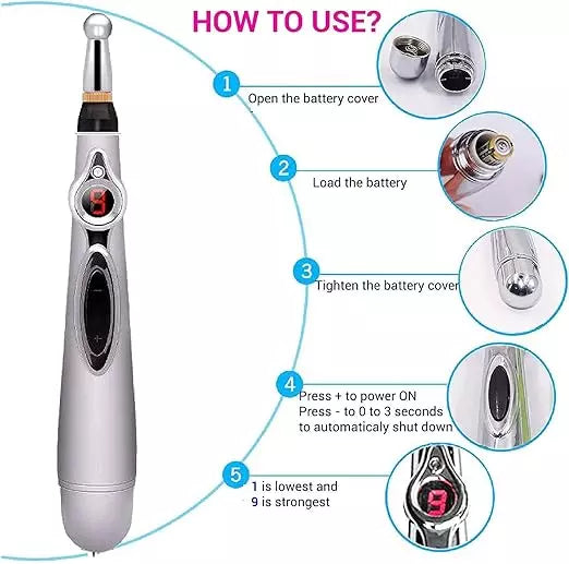 Acupuncture Smart Pen Massager For Energy Pain Relief